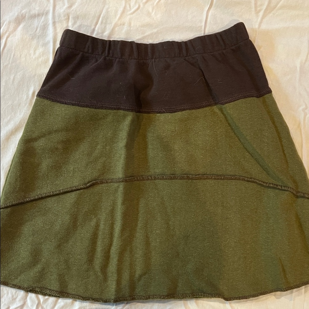 Olive and Black Women's Skirt